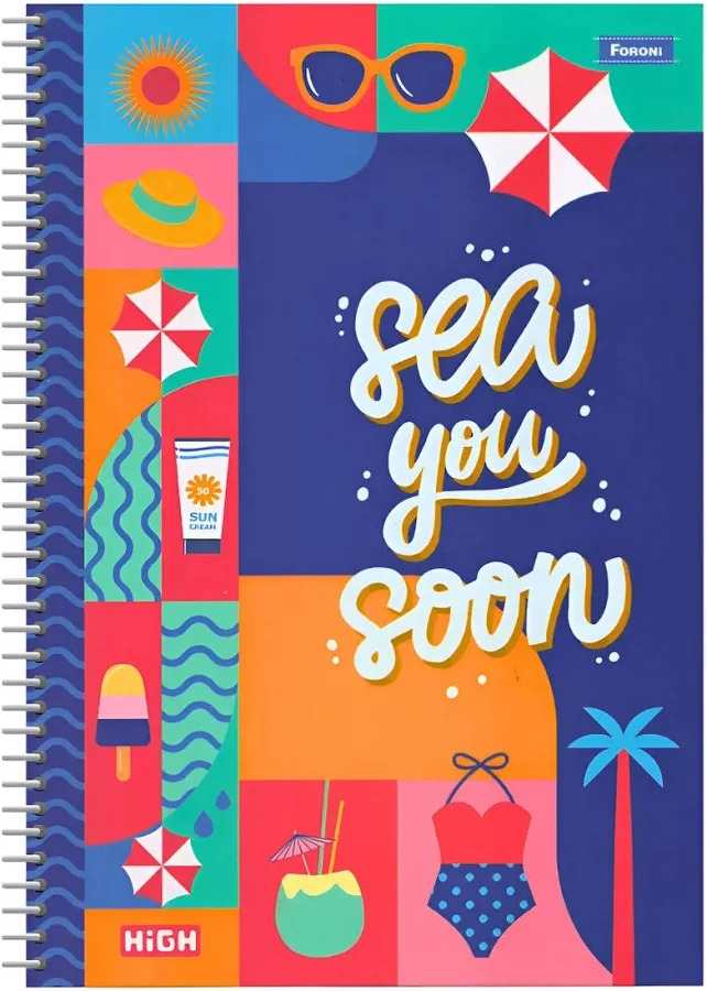 CADERNO 1X1 C.D. HIGH FEM 